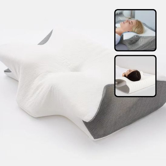 Oreiller cervicale ergonomique en mousse à mémoire de forme